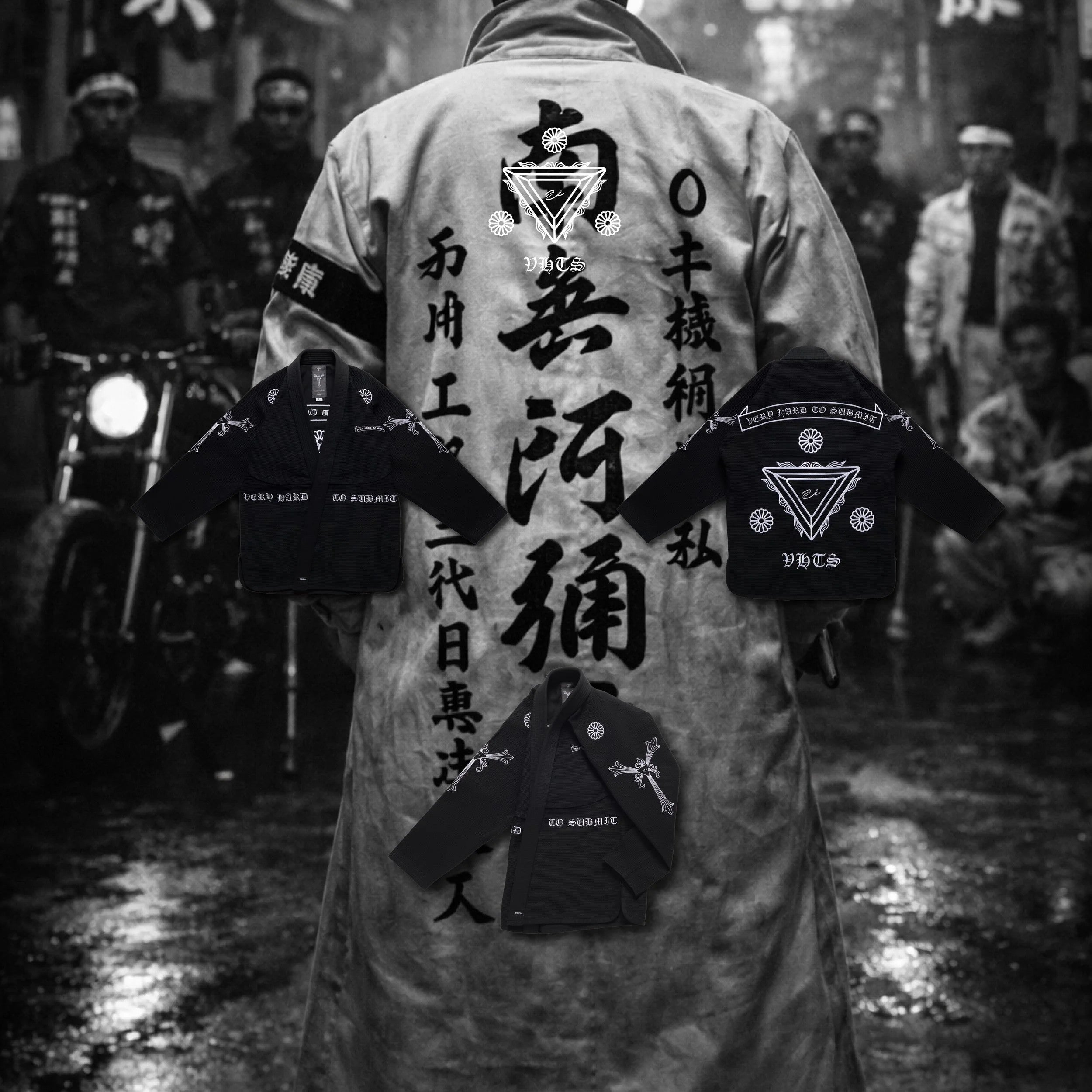 Spring/Summer 2026 Special edition - Ghost Core kimono BLACK
