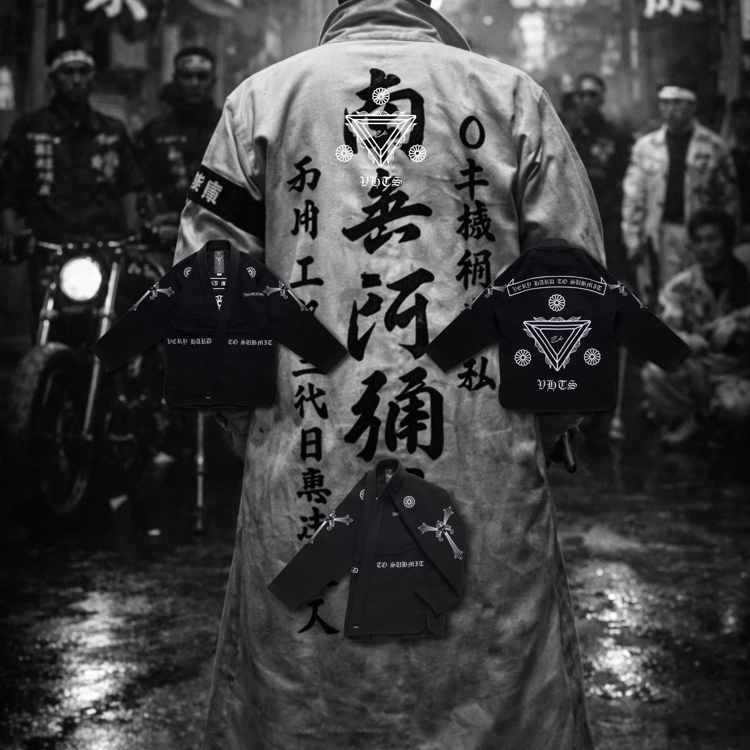 Spring/Summer 2026 Special edition - Ghost Core kimono BLACK